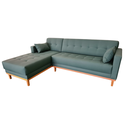 Ver imagem 3 de Sofá Chaise Gianni | Base de Madeira | Tecido Acquablock | 230cm | Floresta