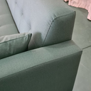 Ver imagem 5 de Sofá Chaise Gianni | Base de Madeira | Tecido Acquablock | 230cm | Floresta