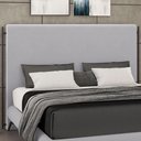 Ver imagem 1 de Cabeceira Cama Box Queen 160cm Estofada Goya P05 Veludo Cinza - Lyam Decor