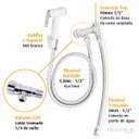 Ver imagem 2 de Kit Ducha Higiênica para Ligação Caixa Acoplada C20 Branco
