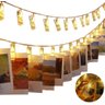 Varal Fotográfico Cordão de Luzes de Led Decorativo para Fotos 2 Metros - 1