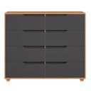 Ver mais imagens de Cômoda 8 Gavetas Doble