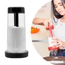 Ver imagem 2 de Tapioqueira Peneira Polvilhador Beiju Farinha Armazenar Utensilio Cozinha Preto