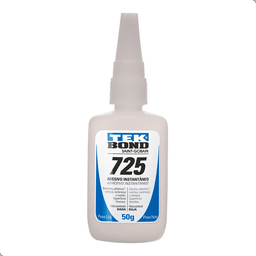 Adesivo Cola Instantânea Tekbond 725 50g Baixa Viscosidade - 1 Adesivo Cola Instantânea Tekbond 725 50g Baixa Viscosidade - 1