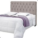 Ver imagem 2 de Cabeceira Estofada Norara Queen MDF-MDP Suede Palha Vitamov