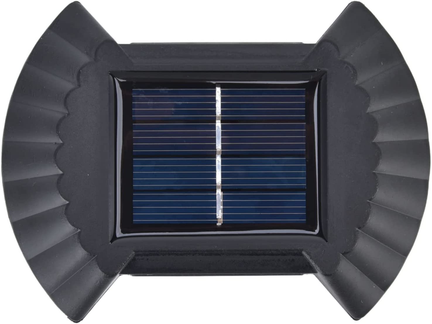 Luminaria Solar Led Parede Arandela Kit 4 Uni Resistente Spot Balizador Enfeite Escada Quintal - 11