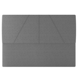 Cama Casal Queen com Cabeceira 165cm Pés Metálicos Elisa S05 Linho Cinza - Mpozenato - 10