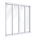 Ver imagem 2 de Porta de Alumínio Balcão 215x200 4 Folhas com Vidro Liso Lucasa Alumínio