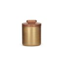 Ver imagem 1 de Pote Decorativo em Metal e Madeira 20411-m Mart