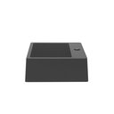 Ver imagem 4 de Cuba Pia para Banheiro de Apoio Lavabo 32cmx30cm - Palermo Cinza