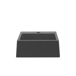 Cuba Pia para Banheiro de Apoio Lavabo 32cmx30cm - Palermo Cinza - 3