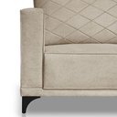 Ver imagem 6 de Sofá Living 2 Lugares 1,80m Horus Bouclê Pés de Aço - Pallazio Cor Dourado