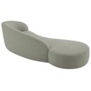 Ver imagem 6 de Divã Recamier Orgânico França 250cm Lado Esquerdo Bouclé