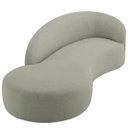 Ver imagem 7 de Divã Recamier Orgânico França 250cm Lado Esquerdo Bouclé