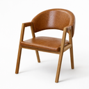 Ver imagem 3 de Conjunto Mesa 180cm Oval Sala de Jantar + 8 Cadeiras Savana Corino Caramelo