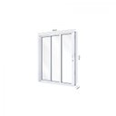 Ver imagem 4 de Porta de Alumínio de Correr 215x150cm 3 Folhas com Vidro Lucasa Alumínio Branco