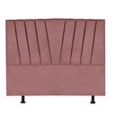 Ver imagem 2 de Cabeceira Estofada Bélgica 160cm Queen Size para Cama Box Quarto Suede Rose Gold - Gat Magazine