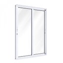 Ver imagem 1 de Porta de Alumínio de Correr 215x150cm 2 Folhas com Vidro Lucasa Aluminío