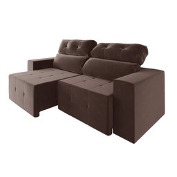 Sofá Retrátil e Reclinável 3 Lugares 1,78m Suede Espanha Mamflex - 1