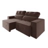 Sofá Retrátil e Reclinável 3 Lugares 1,78m Suede Espanha Mamflex - 1