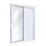 Porta de Alumínio Balcão 215x150 3 folhas com Vidro Liso Lucasa Alumínio - 2