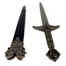 Adaga Punhal Medieval em Metal Anime 35 X 8 Cm - 1
