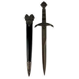Adaga Punhal Medieval em Metal Anime 35 X 8 Cm - 11