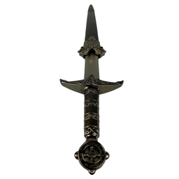 Adaga Punhal Medieval em Metal Anime 35 X 8 Cm - 7