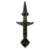 Adaga Punhal Medieval em Metal Anime 35 X 8 Cm - 7