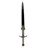 Adaga Punhal Medieval em Metal Anime 35 X 8 Cm - 6