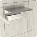 Ver imagem 5 de Porta Papel Higienico Com Suporte Para Celular Inox ELG