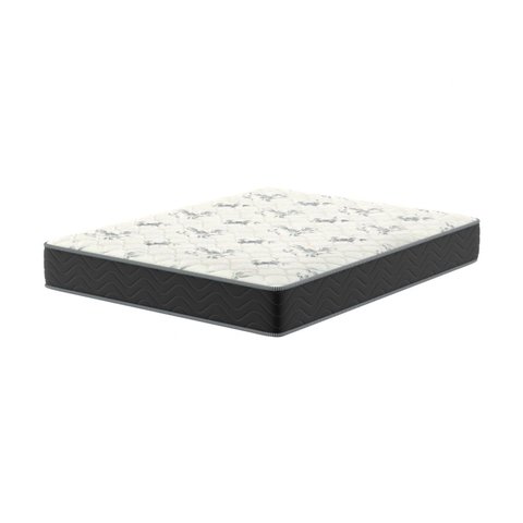 Colchão Queen Jade 24x 198x 158cm Montreal Branco/Preto