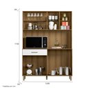 Ver imagem 5 de Kit Cozinha Viena Plus 1200 Branco Ripado Madine