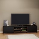 Ver imagem 1 de Rack para TV até 65 Polegadas 2 Portas 3 Nichos 220cm Veneza