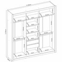 Ver mais imagens de Guarda Roupa Casal 3 Portas Moema Amendola Touch/nude - Demóbile