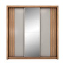 Ver imagem 5 de Guarda Roupa Casal 3 Portas Moema Amendola Touch/nude - Demóbile