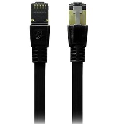 Cabo de Rede CAT7 PATCH CORD FTP 600 MHZ / 10 GBPS 1M Preto 5+ - 1 Cabo de Rede CAT7 PATCH CORD FTP 600 MHZ / 10 GBPS 1M Preto 5+ - 1