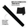 Papel de Parede Adesivo Preto Brilhante 10m - Fácil e Durável - 6