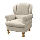 Ver imagem 3 de Poltrona de Amamentação Sabrina Fixa com Puff Linho Bege - Phoenix Baby