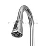 Torneira Para Cozinha Gourmet Inox Misturador Extensível Duplo Comando Içá Pingoo.casa - Prata - 4