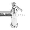 Ver imagem 5 de Torneira para Cozinha Gourmet Inox Misturador Extensível Duplo Comando Içá Pingoo.casa - Prata