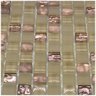 Pastilha de Vidro para Cozinha Banheiro Rose Duna 30x30cm - 6