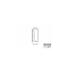 Porta Pivotante Lambri de Aluminio Puxador de 80cm 215x105 Lucasa Aluminio - 3