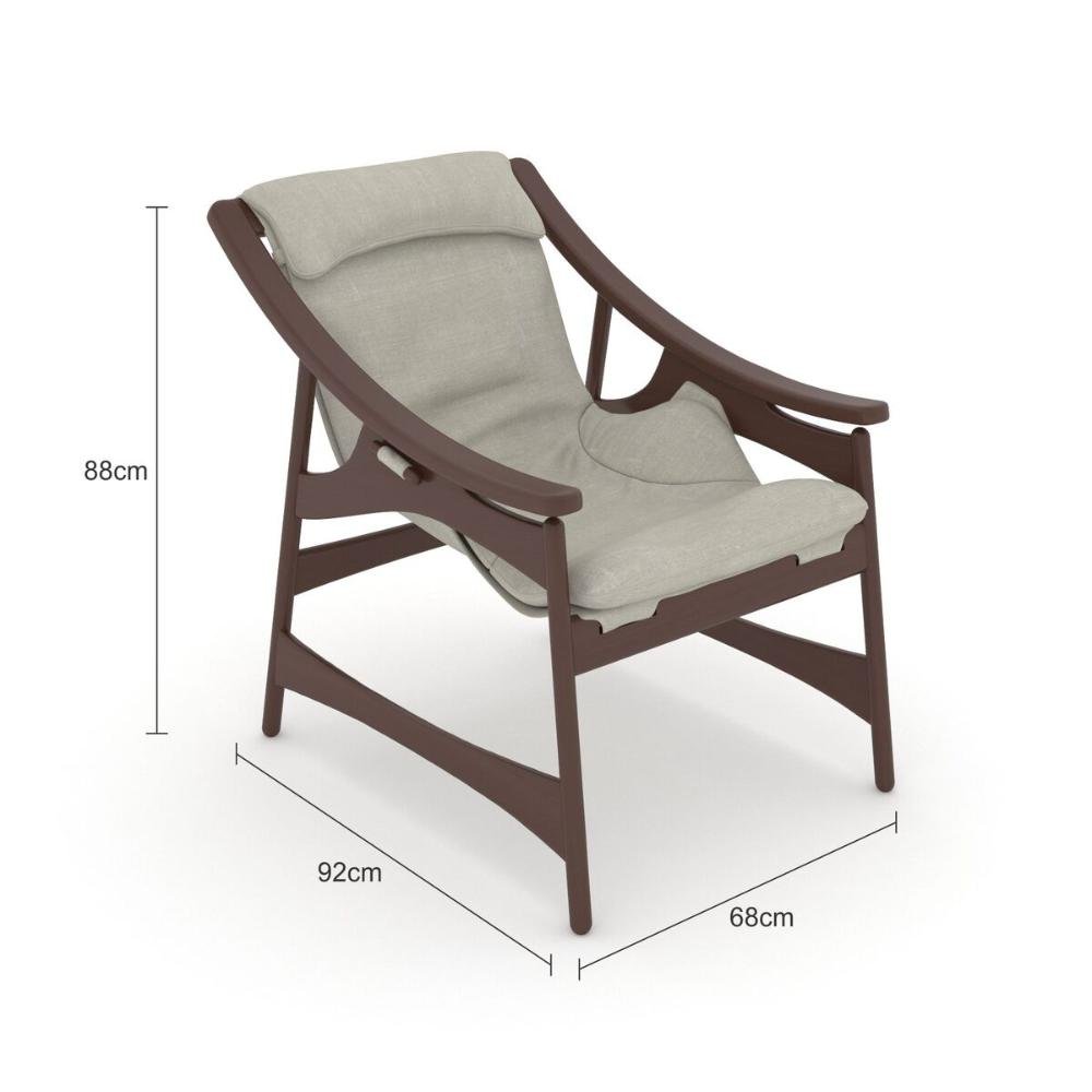 Poltrona Sol Bege - 7