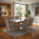 Ver imagem 1 de Conjunto Mesa de Jantar Pedro Art Assento com 4 Cadeiras 1,20 x 0,80 Marrom