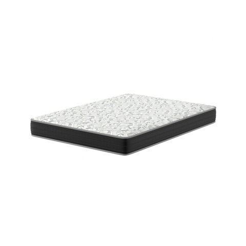 Colchão Casal D33 188x138x20cm Hortênsia Montreal Branco/Preto