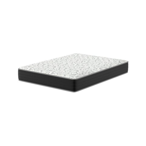 Colchão Casal D33 188x138x24cm Hortênsia Montreal Branco/Preto