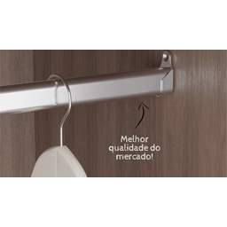 Tubo Cabideiro Oval Arara Para Guarda Roupas P M G Gg Xg:70cm - 4