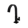 Torneira de Mesa para Lavatório Bica Móvel Preto Fosco - Perflex - 1