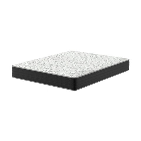 Colchão Queen D33 198x158x24cm Hortênsia Montreal Branco/Preto
